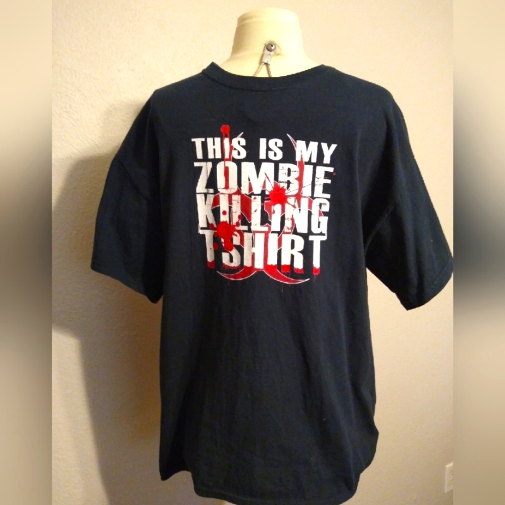 Zombie Mens Tshirt Size Large